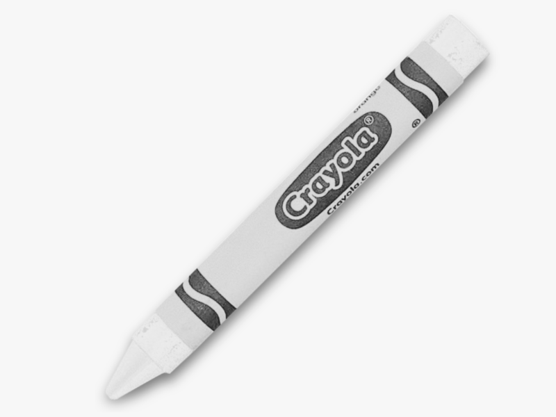 Progressive! Crayola finally acknowledges the white crayon is useless - The  Beaverton