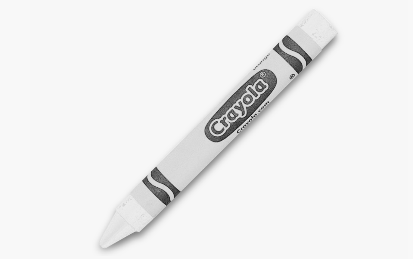Progressive! Crayola finally acknowledges the white crayon is useless
