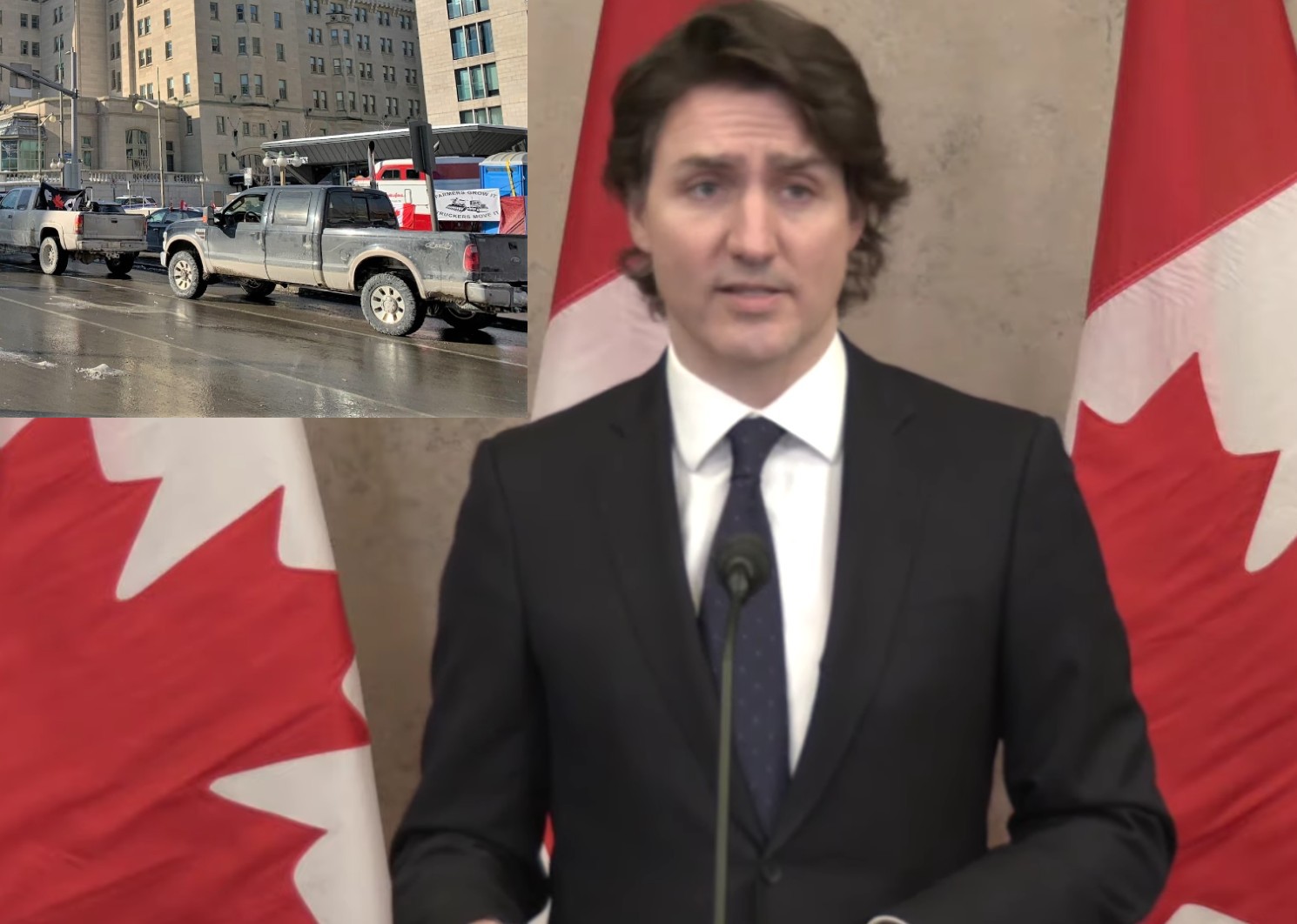 Trudeau promises that Canada will only be under the Emergencies Act for as long as trucks exist