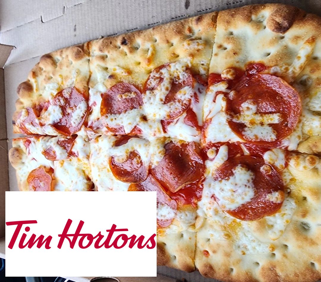 New Tim Hortons pizza made with 100% Canadian cardboard