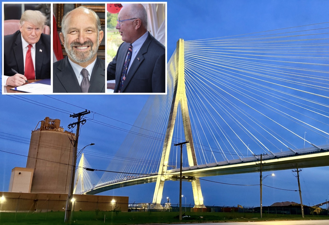 Trump, Lutnick, and Hoekstra forget which of them got paid off to halt Gordie Howe Bridge
