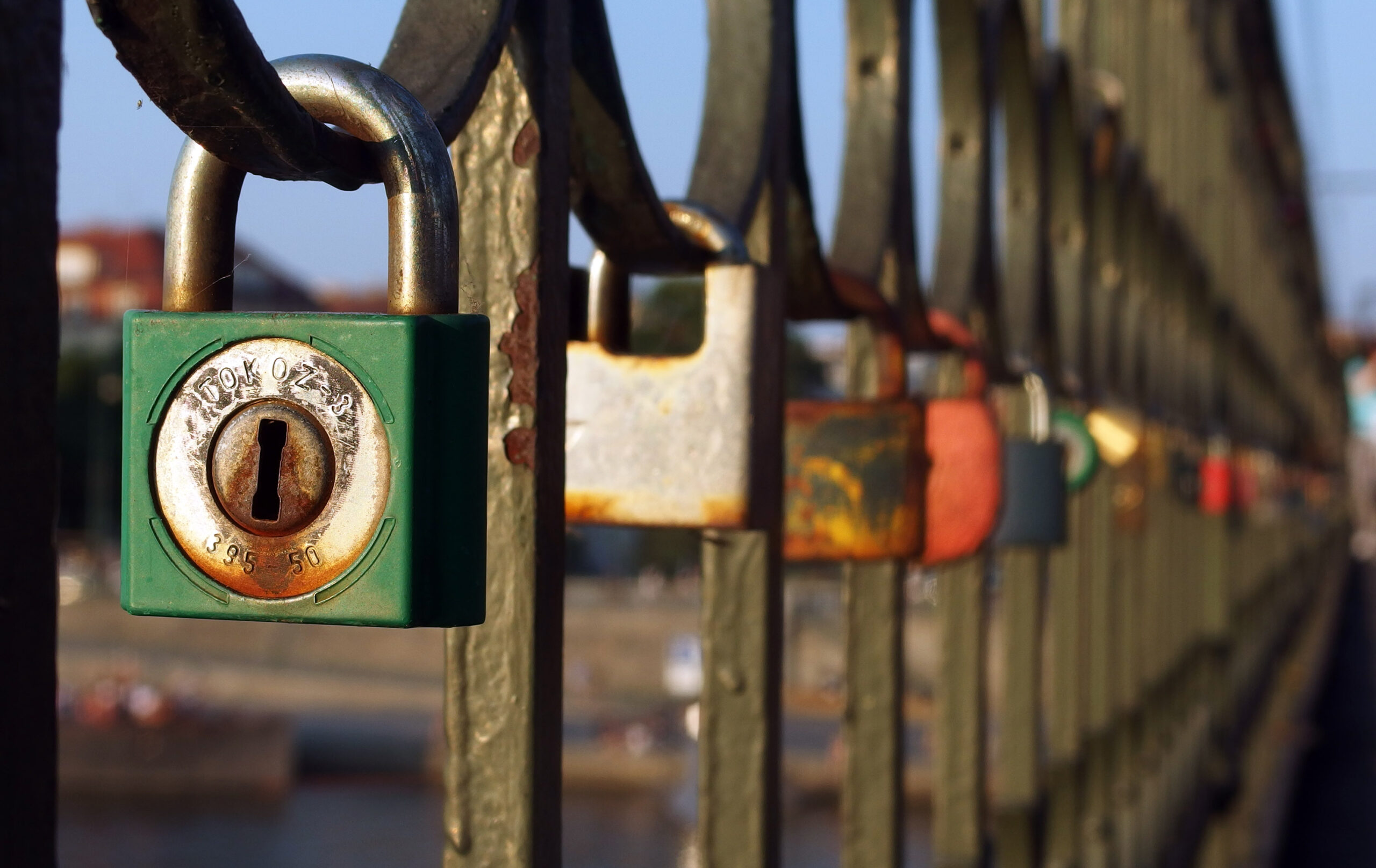 Padlock left at romantic site the only thing keeping local couple together