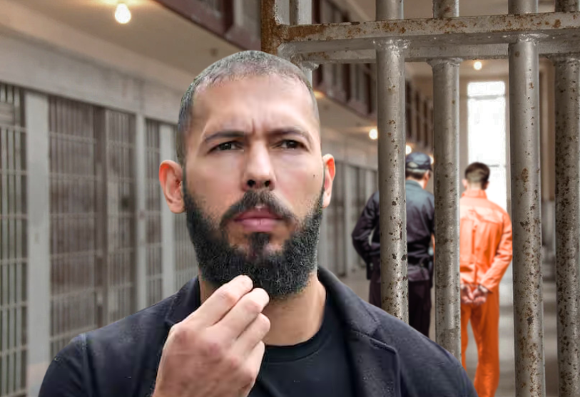 Andrew Tate slowly realizing exclusive new manosphere actually jail