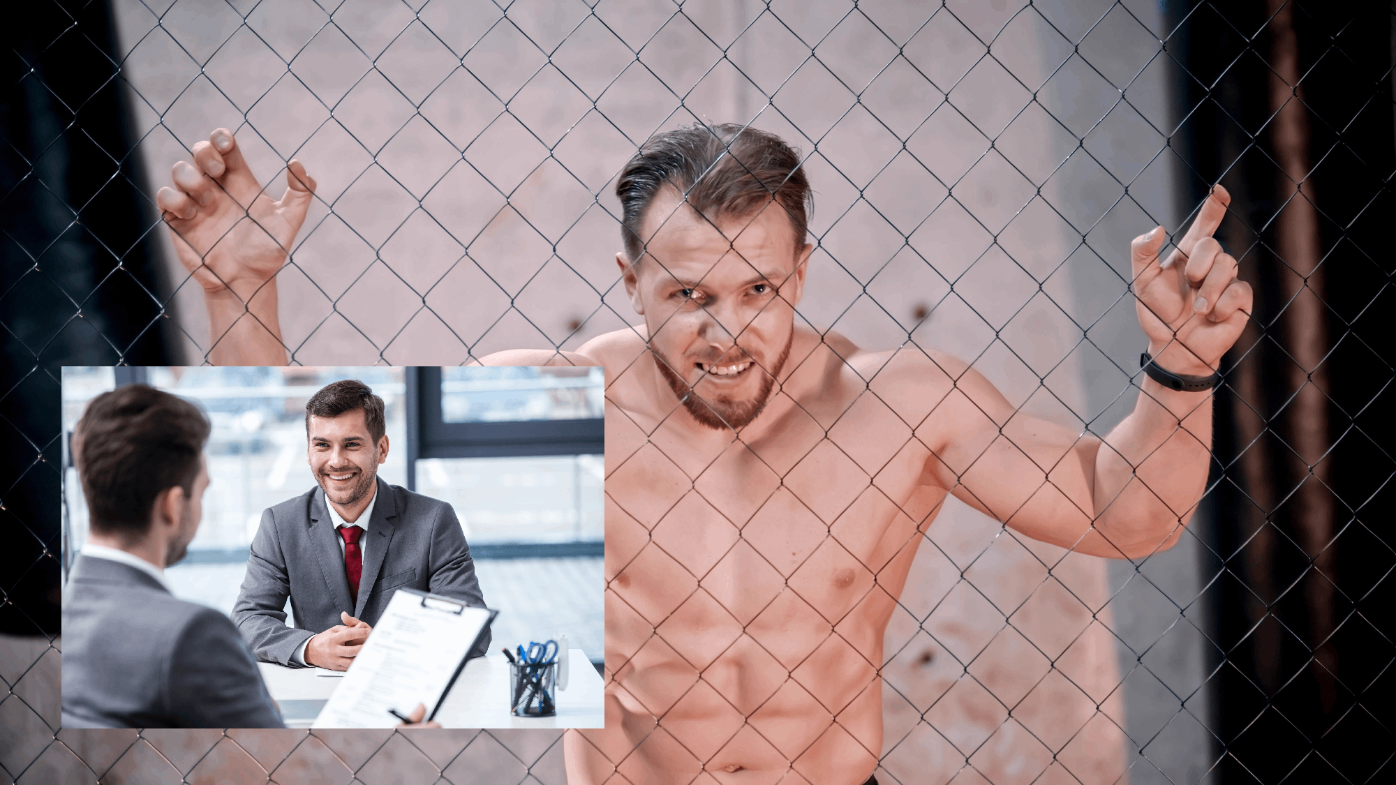 Entry-level job applicant invited to sixth round of interviews and first round of bare-knuckle cage fights