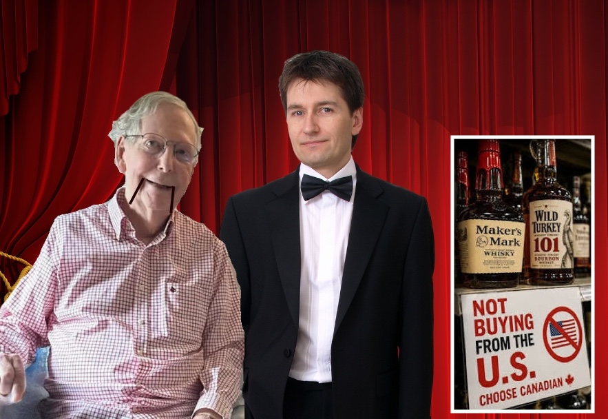 Mitch McConnell speaks out about Canada bourbon ban with help of ventriloquist aide