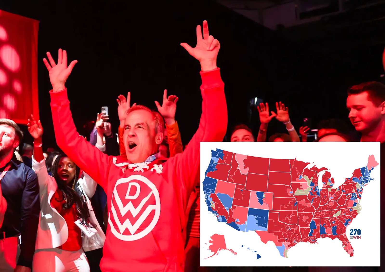 Overconfident Carney vows to win 3 more U.S. midterm races after Liberal by-election sweep